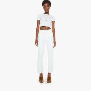 MOTHER The Hustler Ankle Fray  | Mid Rise | Clean Classic